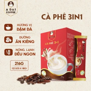 Cà Phê Hòa Tan 3 Trong 1 A Đại Hộp 10 Gói