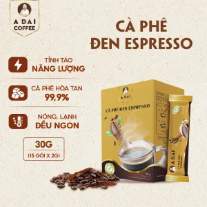 Cà Phê Đen Espresso A Đại Hộp 15 Gói